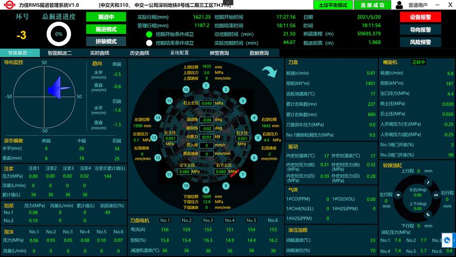 華力信科技助力深圳地鐵8號線 中交天和310tbm/土壓雙模盾構機應用案例